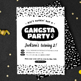 Cartão Postal De Convite 2 Legit To Sit, 90s Hip Hop Birthday