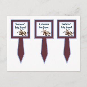 Cartão Postal De Convite 3 Futebol de Torre Picado Lil League Puppy Dog Esp