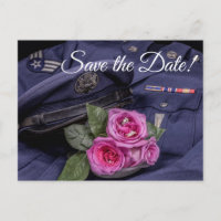4171-Uniforme Militar com Rosas e Anéis
