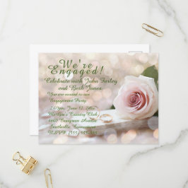 Cartão-postal de convite à festa de noivado