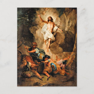 Cartão Postal De Convite A Ressurreição de Cristo, arte fina,