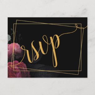 Cartão-postal de convite à RSVP de Russo Floral 