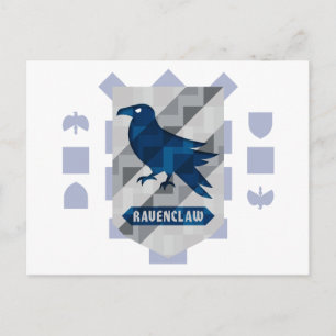 Cartão Postal De Convite Abstrato Geométrico RAVENCLAW™ Crest