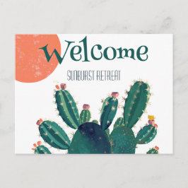 Cartão Postal De Convite Airbnb Thank You Card, Vacation Rental Welcome