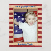 American Flag Red White Blue 4th do Partido do CHU