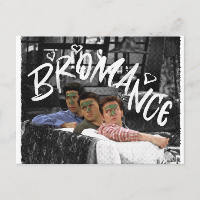 Cartão Postal De Convite AMIGOS™ | Ross, Joey e Chandler Bromance (Frente)