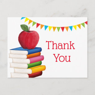 Cartão Postal De Convite aposentadoria de professores, Apple, aposentadoria