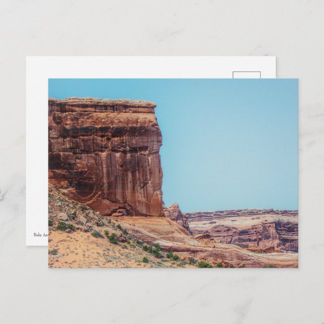 Cartão Postal De Convite Arco de Bebê (Frente/Verso)