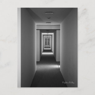 Cartão Postal De Convite Arquitetura abstrato de Belas Artes