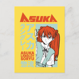 Cartão Postal De Convite Asuka Langley Nge
