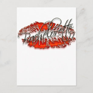 Cartão Postal De Convite Bachlorette e sua equipe