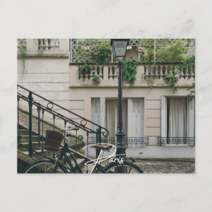Cartão Postal De Convite Bicicleta de Paris (Paris)