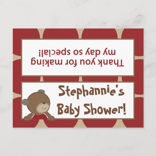 Cartão Postal De Convite Botões de Cocalos do Goody Bag Topper (Frente)