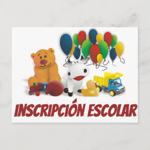 Cartão Postal De Convite Brinquedo para crianças
