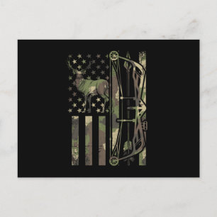 Cartão Postal De Convite Caça ao caçador de veados