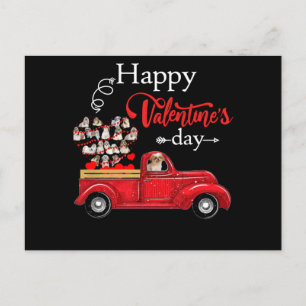Cartão Postal De Convite Cachorro   Happly Valentine Day Shih Tzu
