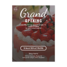 Cake Bakery Shop Business Grand Opening
