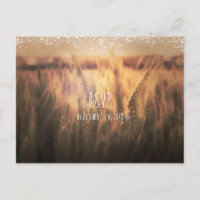 Campo de Casamento Russo de Trigo RSVP