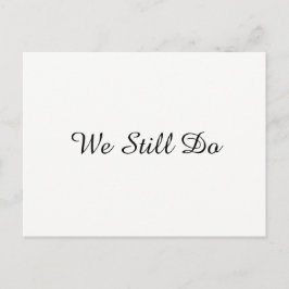 Cartão Postal De Convite Cartão de Posto de Resposta