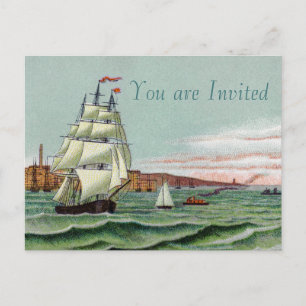 Cartão Postal De Convite Cartão-postal da Ilha de Blocos