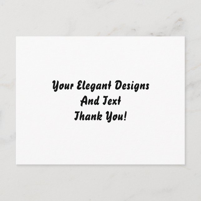 Cartão Postal De Convite Cartão-postal de Invivit De Aniversário Elegante E (Frente)