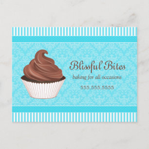 Cartão Postal De Convite Cartão-postal do Promocional comercial da Cupcake