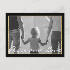 Cartão Postal De Convite Cartão-postal Padrão Chanukah Dourado