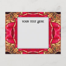 Cartão-postal Peony Hearts