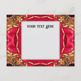 Cartão Postal De Convite Cartão-postal Peony Hearts