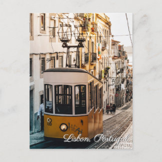 Cartão Postal De Convite Cartão viagem de Lisboa Portugal
