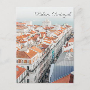 Cartão Postal De Convite Cartão viagem de Lisboa Portugal