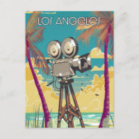 Cartaz da câmera de cinema de Los Angeles
