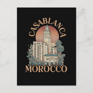 Cartão Postal De Convite cásablanca marrocos