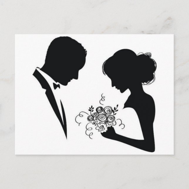 Cartão Postal De Convite casamento incrível (Frente)