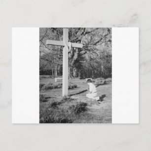 Cartão Postal De Convite Celebração da páscoa de ressurreição do Cristo