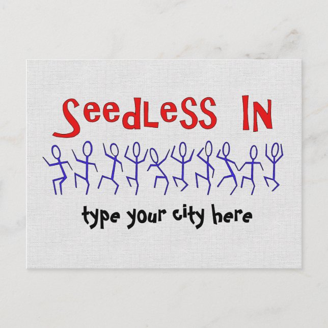 Cartão Postal De Convite Celebração de Vasectomia Personalizada (Frente)