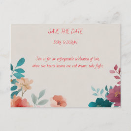 Cartão Postal De Convite Celebrate Love and Joy with a wedding invitation
