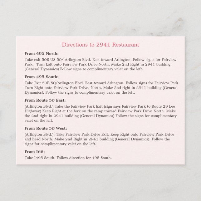 Cartão Postal De Convite Chá de panela Floral Stripes Restaurante Direção (Frente)