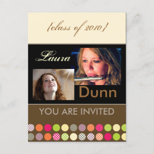 Cartão Postal De Convite Classe de Graduação 2010, fotos postais