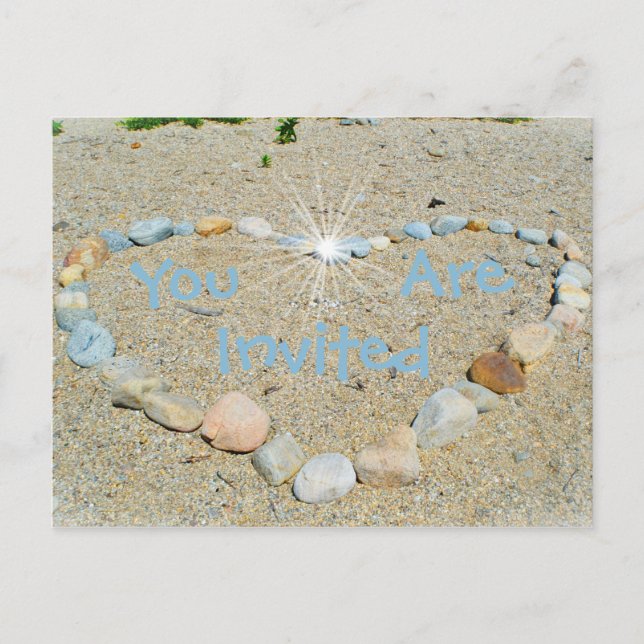 Cartão Postal De Convite Concurso de Beachy (Frente)