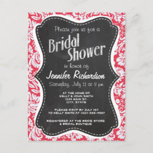 Cartão Postal De Convite Cor damasco Vermelha; quadro de colheita