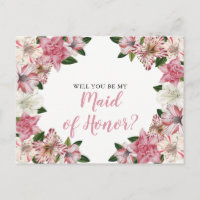 Cor de Rosa | Madrinha de casamento Floral de Whit