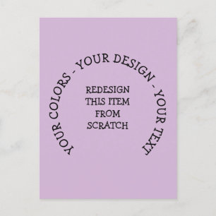 Cartão Postal De Convite Crie o Seu Próprio