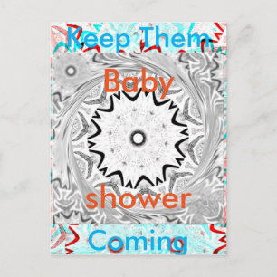 Cartão Postal De Convite Cultura Africana vibrante: Uma fusão rosa e ciano