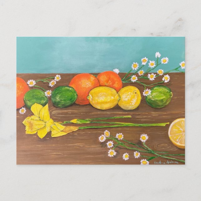 Cartão Postal De Convite daffodilo (Frente)