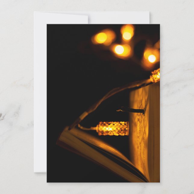 Cartão postal de convite de 5" x 7" (Frente)