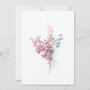 Cartão postal de convite de 5" x 7"