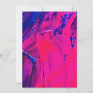 Cartão postal de convite de 5" x 7"