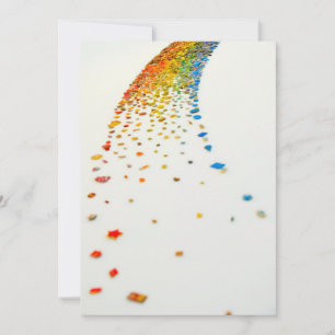 Cartão postal de convite de 5" x 7"