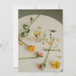 Cartão postal de convite de 5" x 7"